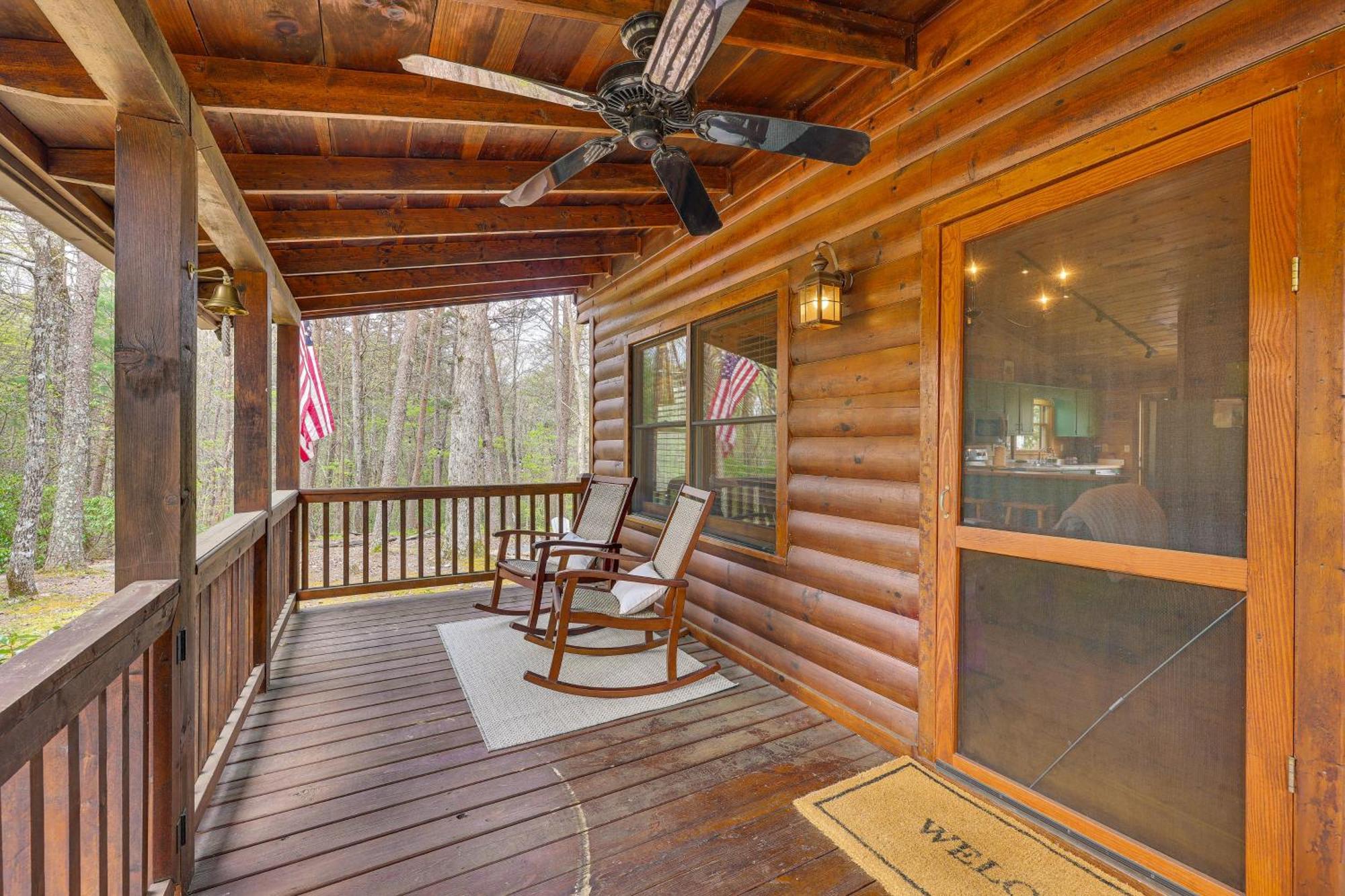 Cozy Cabin In Private Location With Hot Tub And Grill! Blue Ridge Eksteriør bilde