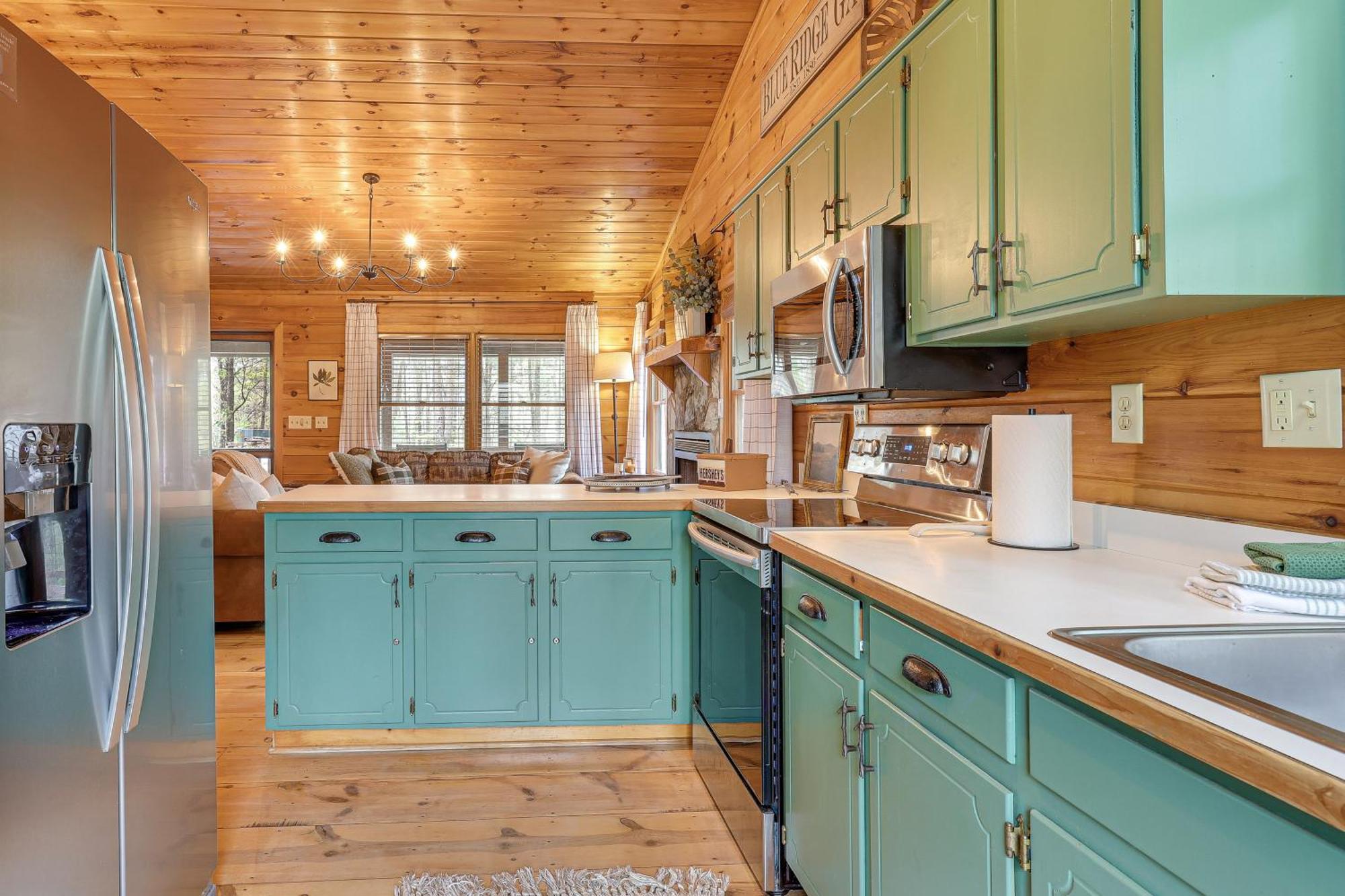 Cozy Cabin In Private Location With Hot Tub And Grill! Blue Ridge Eksteriør bilde