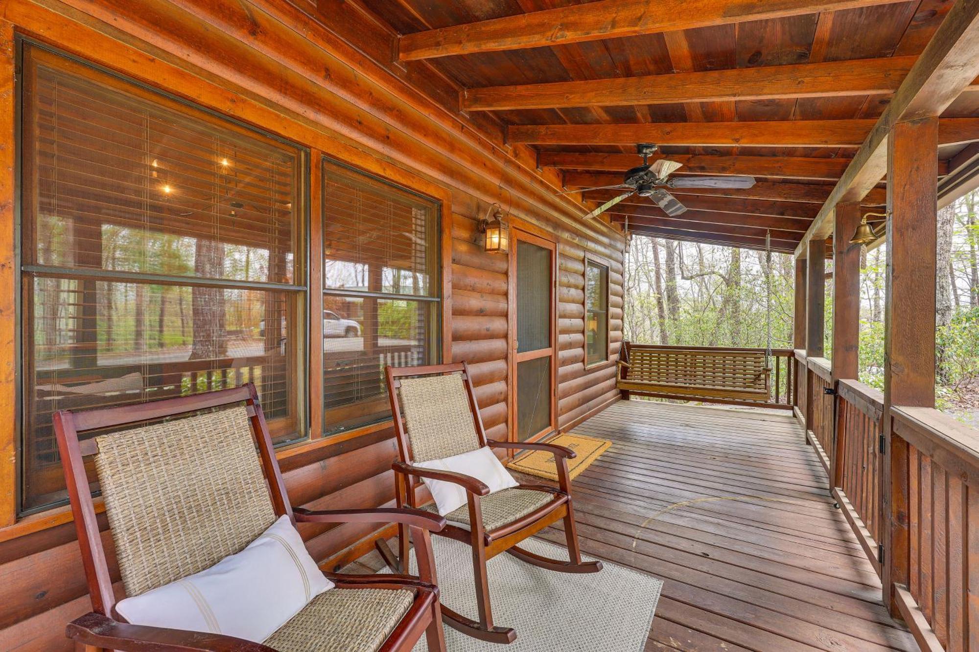 Cozy Cabin In Private Location With Hot Tub And Grill! Blue Ridge Eksteriør bilde